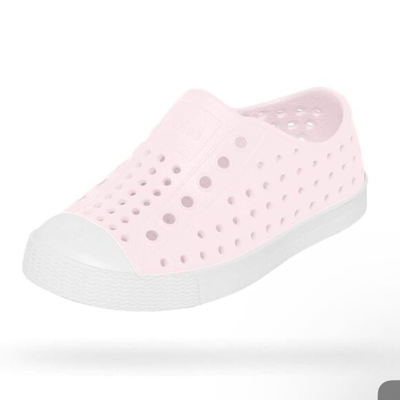 Native Shoes | Kids Jefferson Milk Pink Breathable Slip On Shoe | J5 - Picture 4 of 6